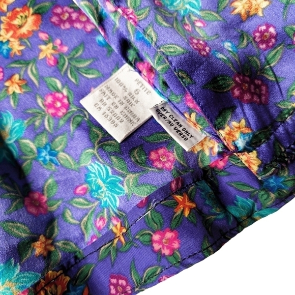 Vintage Silk Liz Clairborne Blazer - Picture 3 of 5